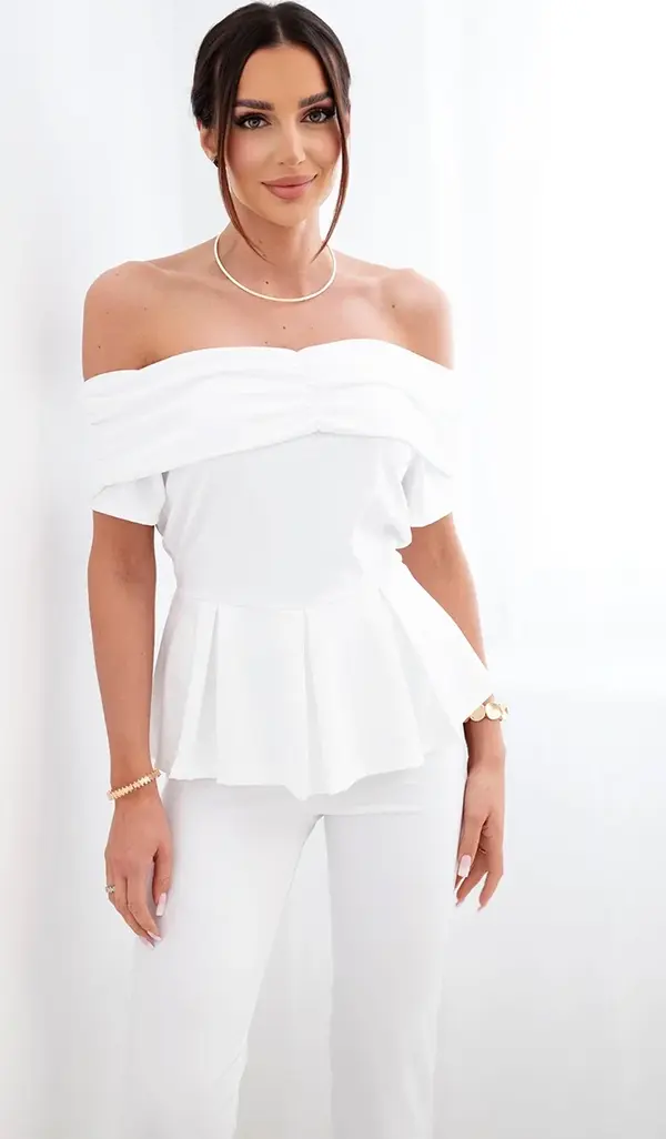 Kesi Włoski Дамски комплект Kesi Włoski с блуза и широки панталони