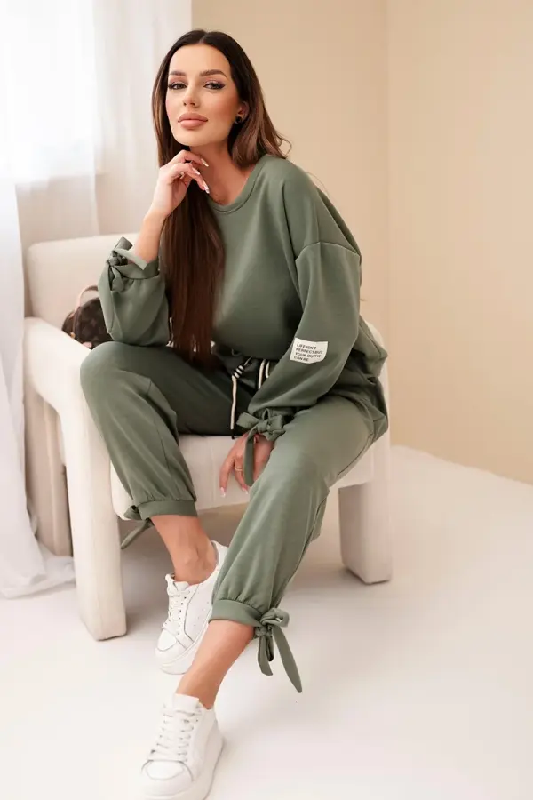 Kesi Włoski Дамски комплект Kesi Włoski с каки вратовръзка