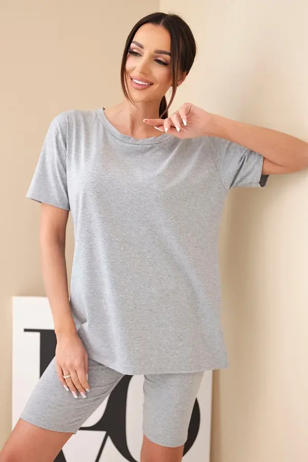 Kesi Włoski Дамски комплект Kesi Włoski с топ и шорти в жълто