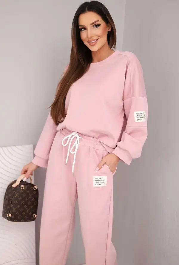 Kesi Włoski Дамски комплект суитшърт + панталон Kesi Włoski