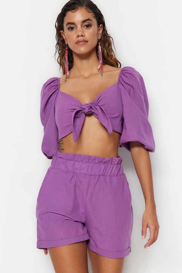 Trendyol Дамски комплект Trendyol Detail Upside