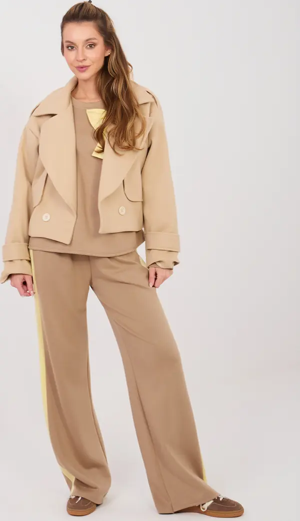 RUE PARIS Дамски комплект в тъмнобежово