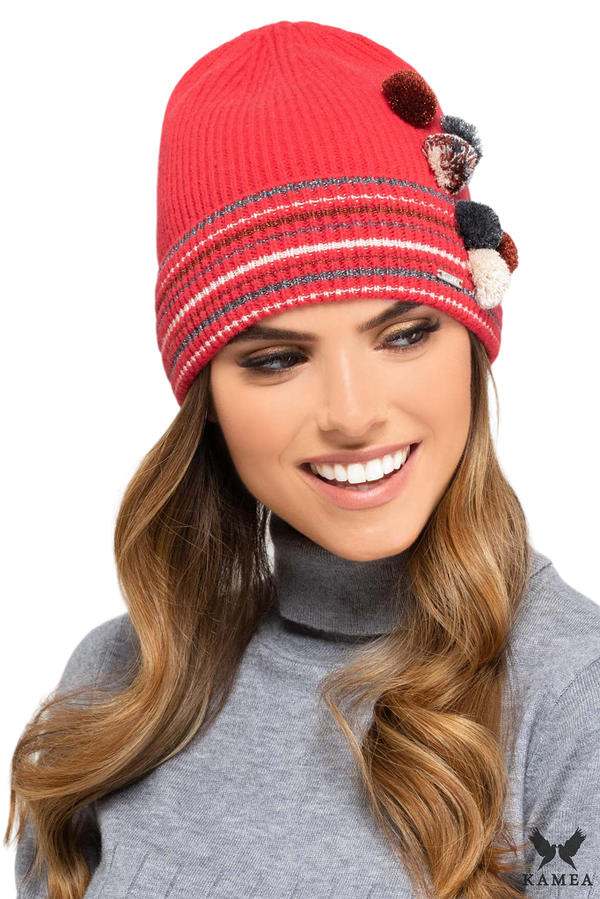 Kamea Дамски комплект. Kamea Kamea_Set_Hat&Chimney_K.19.232.22_Coral