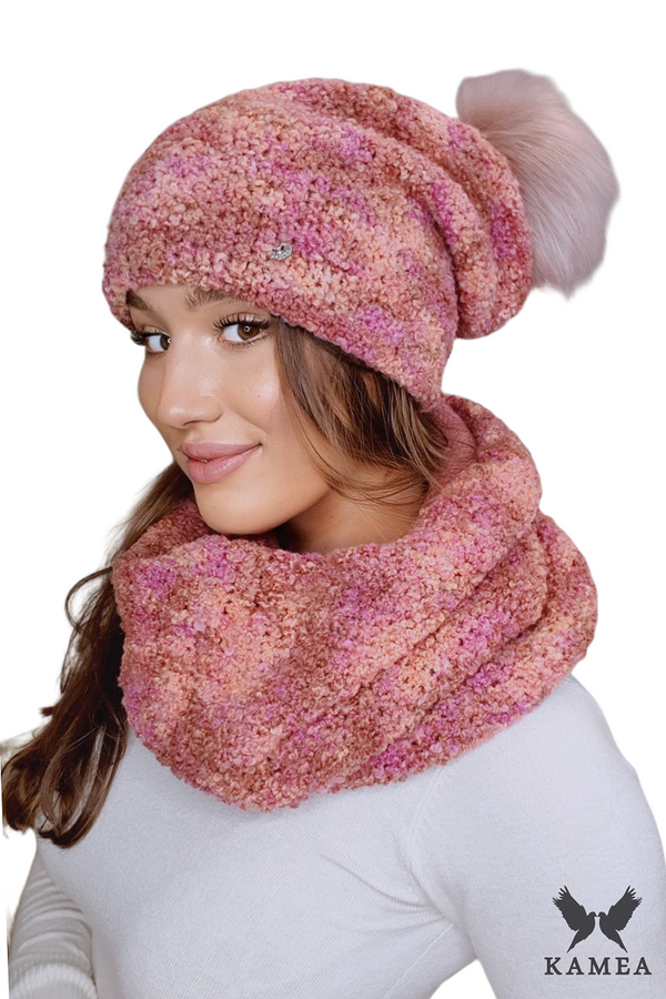 Kamea Дамски комплект. Kamea Kamea_Set_Hat&Chimney_K.22.216.07_Multicolour