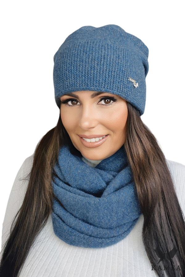 Kamea Дамски комплект. Kamea Kamea_Set_Hat&Chimney_K.22.249.24_Blue