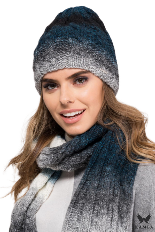 Kamea Дамски комплект. Kamea Kamea_Set_Hat&Scarf_K.19.227.18_Turquoise