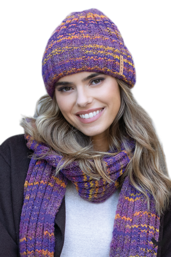 Kamea Дамски комплект. Kamea Kamea_Set_Hat&Scarf_K.21.236.14_Violet