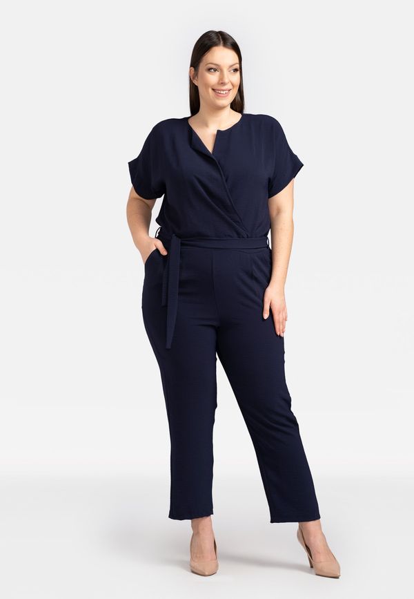 Karko Дамски комплект. Karko Karko_Jumpsuit_Q229_Navy_Blue