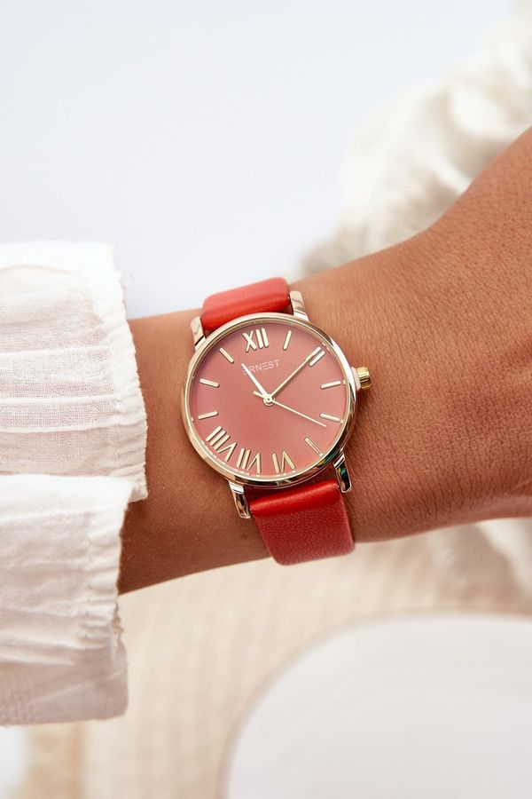 Ernest Дамски коралов часовник Ernest E97316