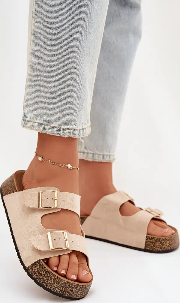 Boto Дамски коркови джапанки с катарами