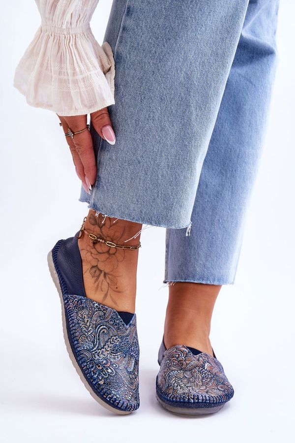 Maciejka Дамски кожени балерини Maciejka