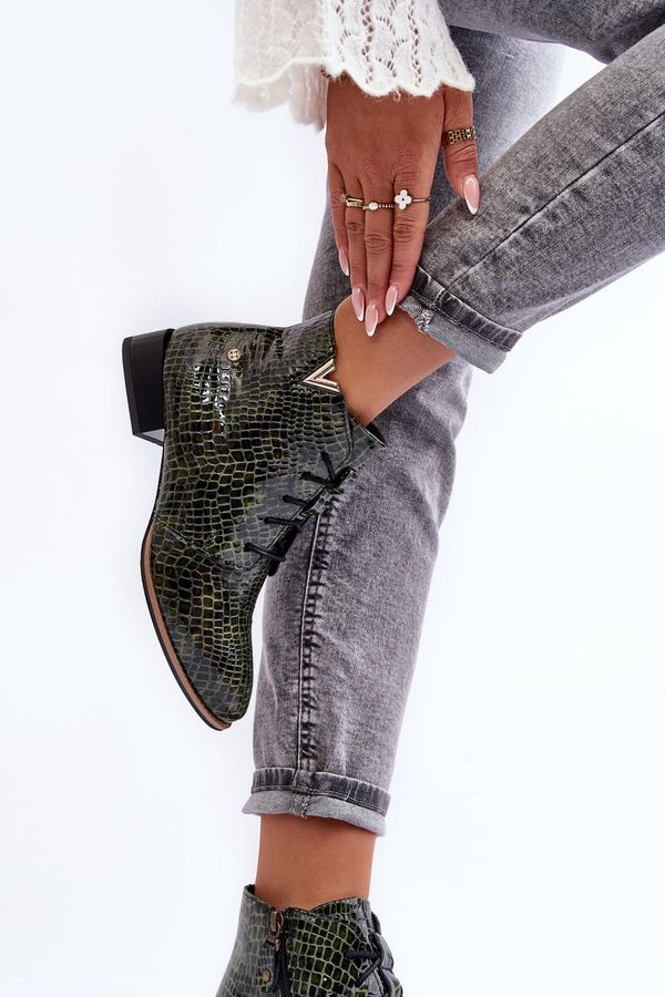 Maciejka Дамски кожени боти Maciejka