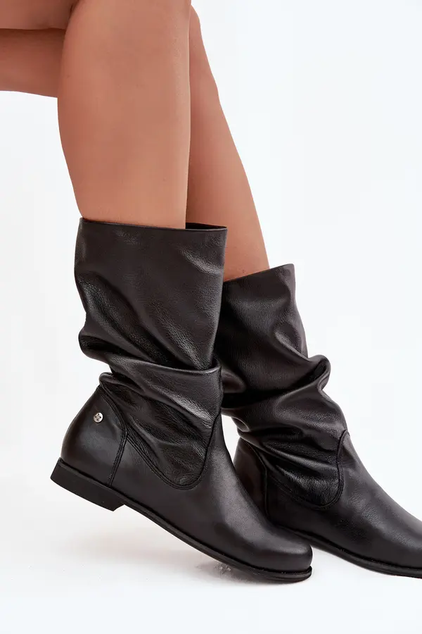 Maciejka Дамски кожени ботуши Maciejka