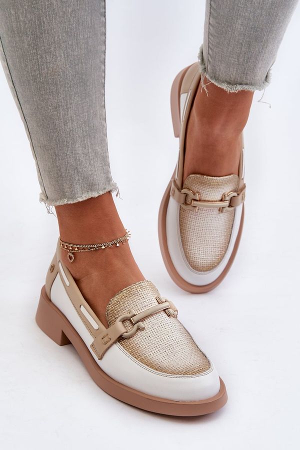 Maciejka Дамски кожени мокасини Обувки Maciejka