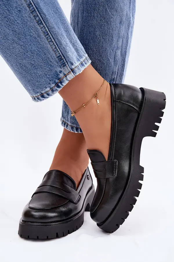 VINCEZA Дамски кожени мокасини Vinceza