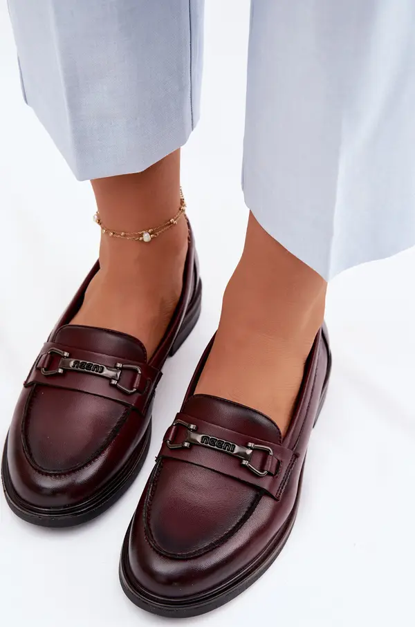 VINCEZA Дамски кожени мокасини Vinceza