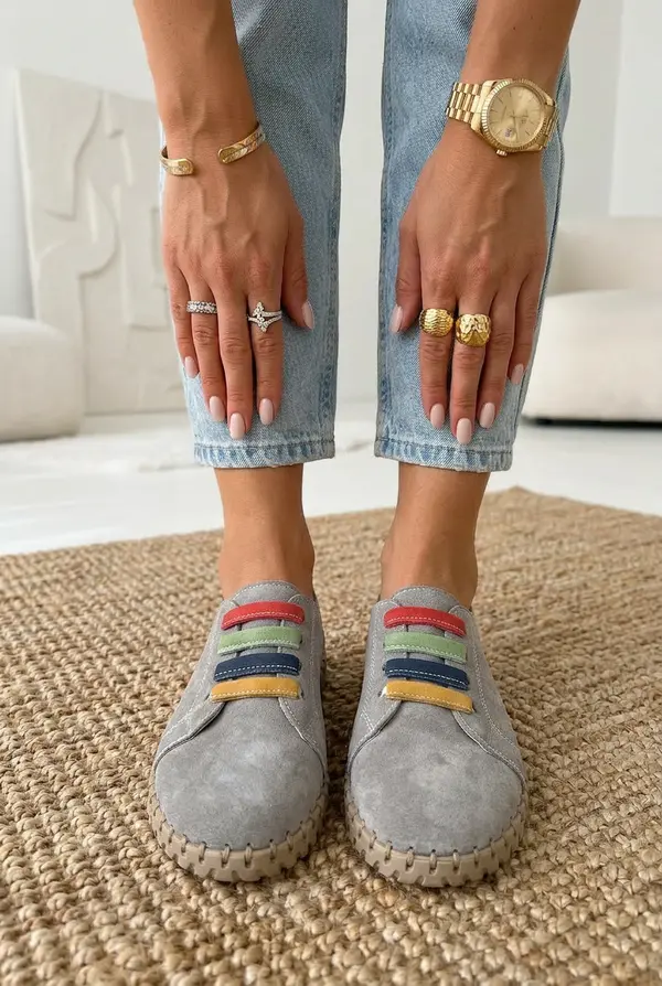 VINCEZA Дамски кожени мокасини Vinceza