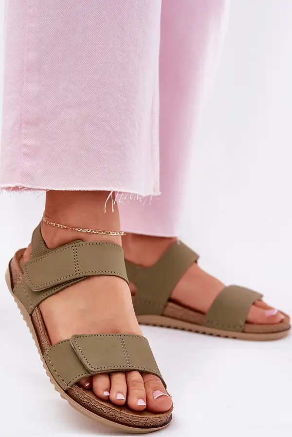 Inblu Дамски кожени сандали Inblu