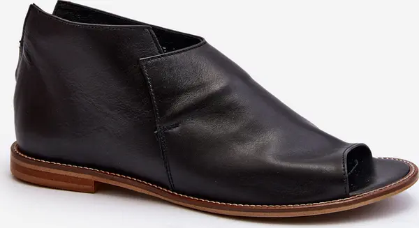 Laura Messi Дамски кожени сандали Laura Messi 2443 черни