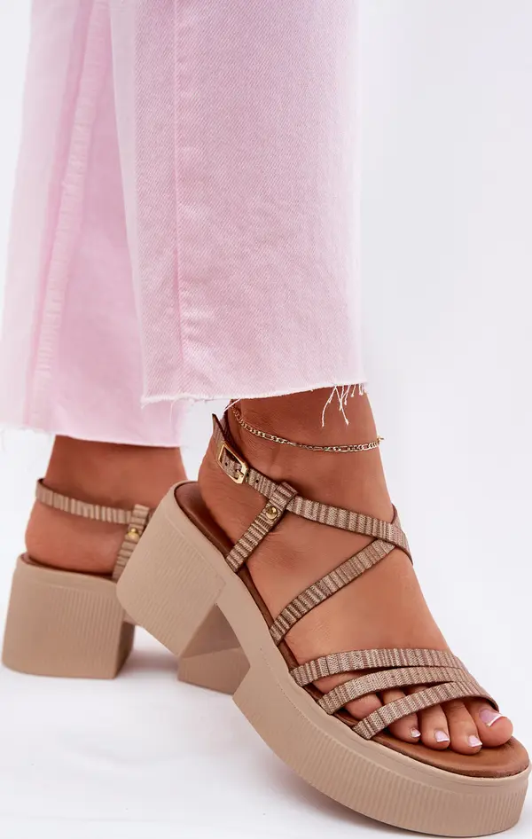 Maciejka Дамски кожени сандали Maciejka