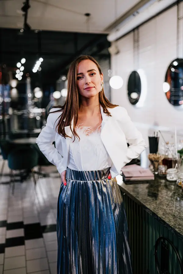 Trendyol Дамски кроп топ Trendyol Ostrich