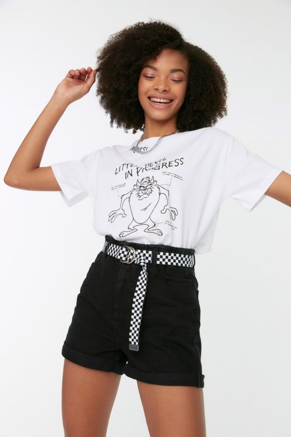 Trendyol Дамски куси панталон Trendyol Denim