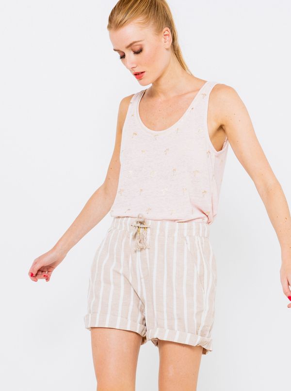 CAMAIEU Дамски къси панталони CAMAIEU Striped