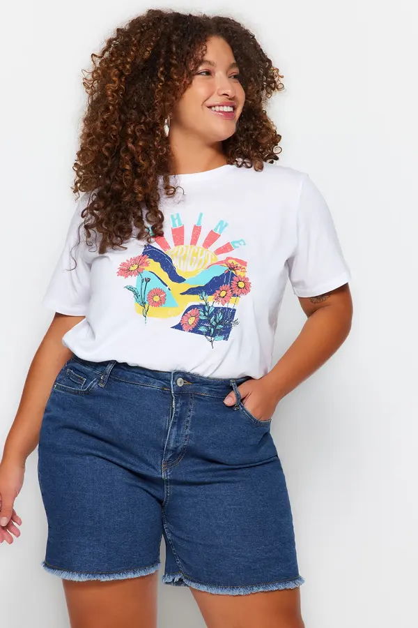 Trendyol Дамски къси панталони Trendyol