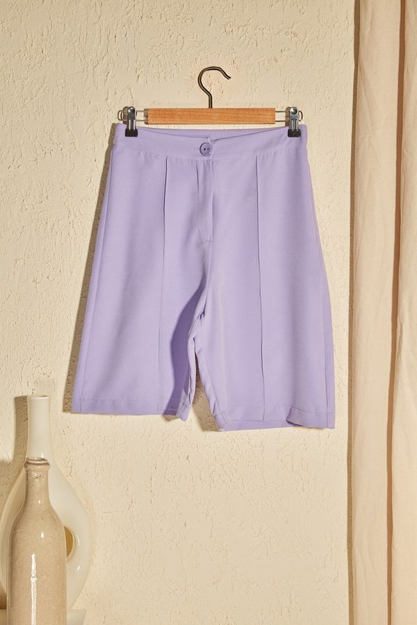 Trendyol Дамски къси панталони Trendyol High Waist