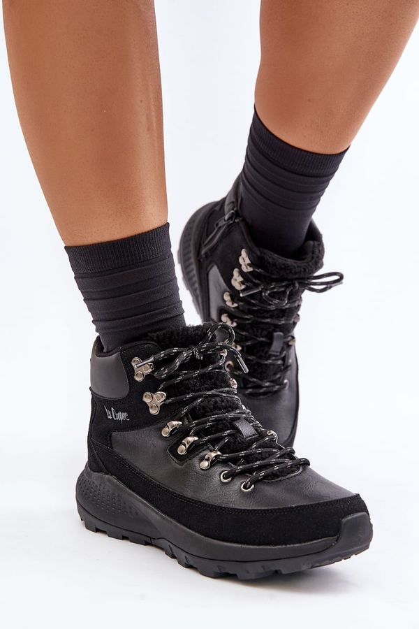 Lee Cooper Дамски Леки Трепери С цип Черни Lee Cooper