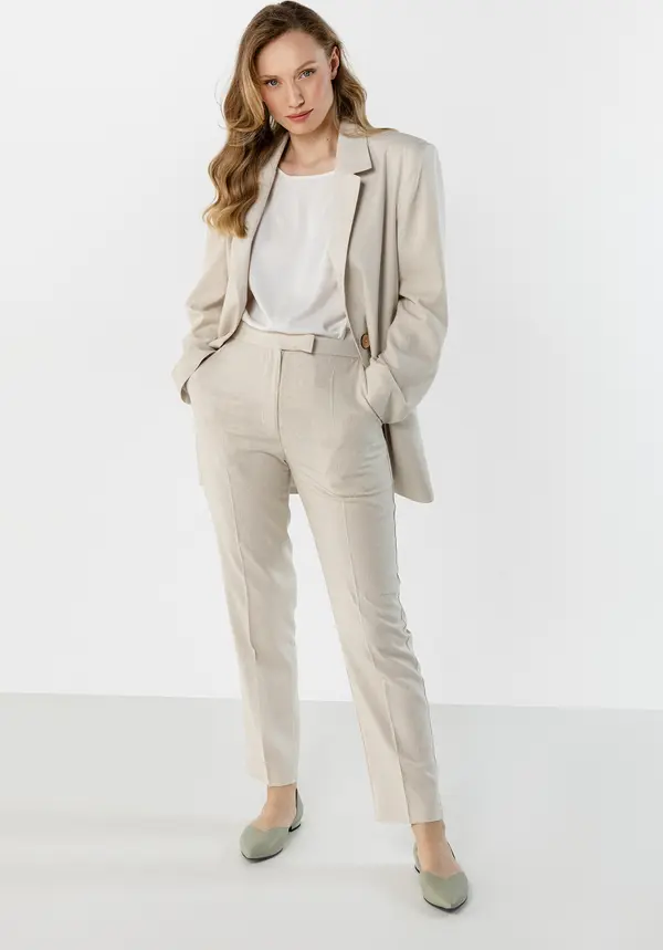 Awama Дамски ленен панталон Awama A773