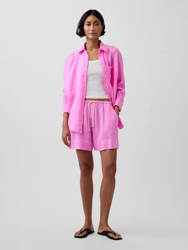 GAP Дамски ленени шорти GAP