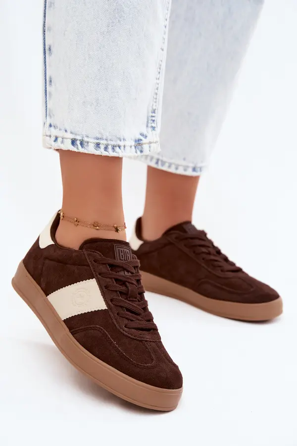 BIG STAR SHOES Дамски маратонки BIG STAR от имитация на велур