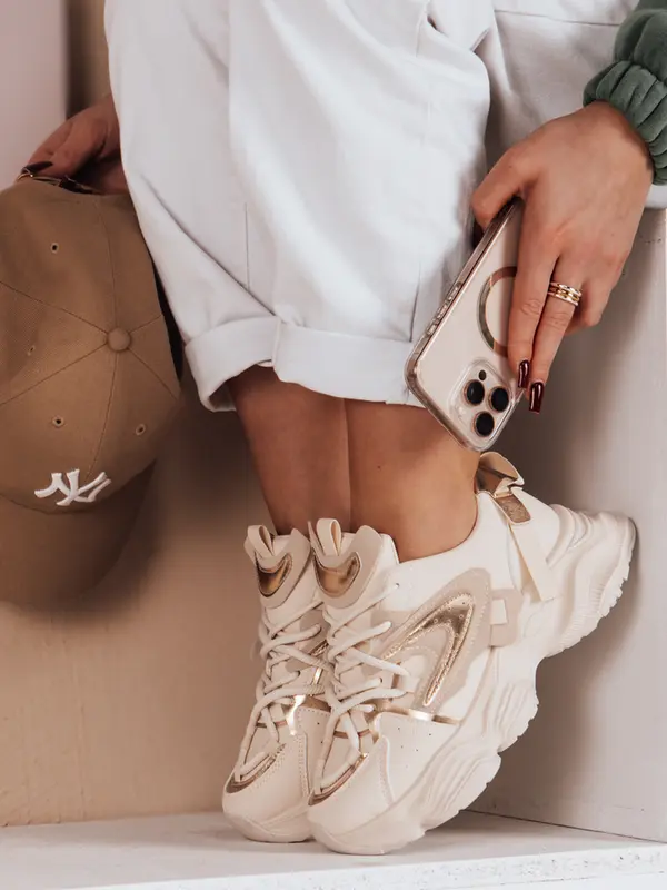 DStreet Дамски маратонки EASYPACE бежови