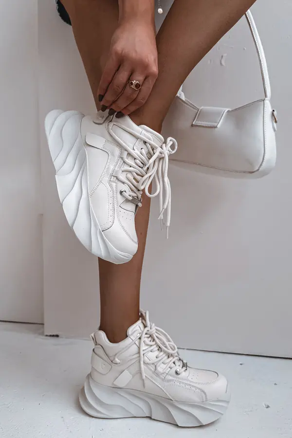 GOE Дамски маратонки естествена кожа GOE