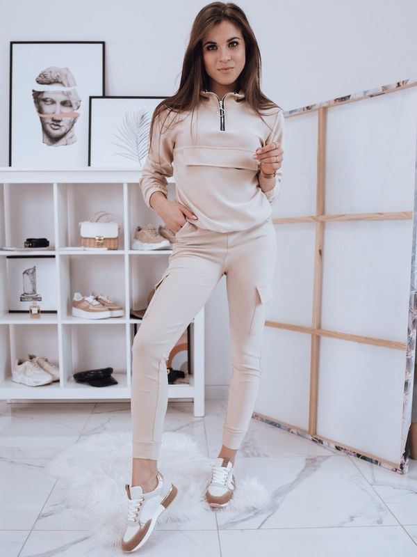 DStreet Дамски маратонки LENSI каки Dstreet