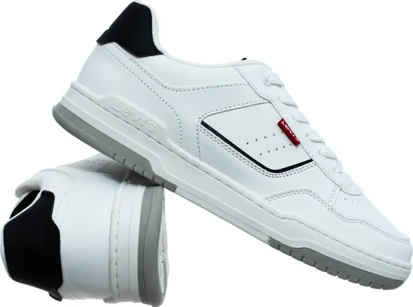 Levi'S Дамски маратонки Levi's John Se бяло/черно