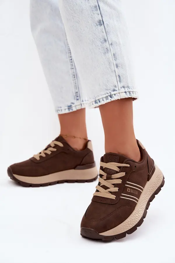 BIG STAR SHOES Дамски маратонки на платформа Big Star