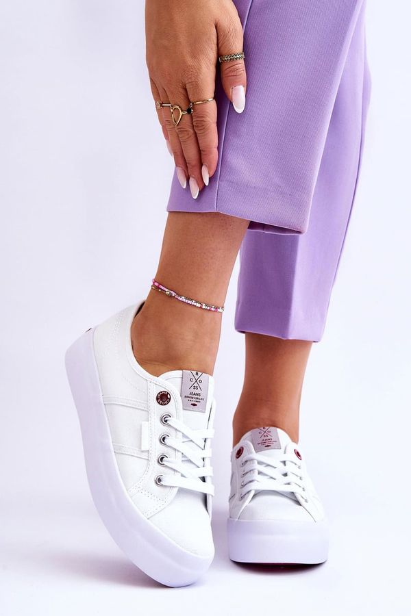 Cross Jeans Дамски маратонки на платформа Cross Jeans