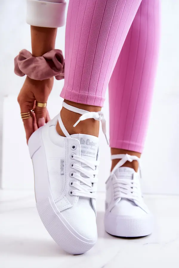 Lee Cooper Дамски маратонки на платформа Kesi