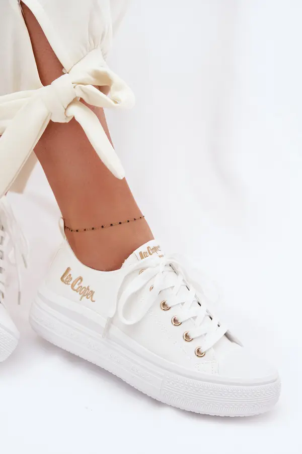 Lee Cooper Дамски маратонки на платформа Lee Cooper