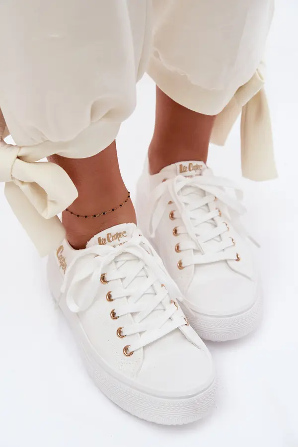 Lee Cooper Дамски маратонки на платформа Lee Cooper