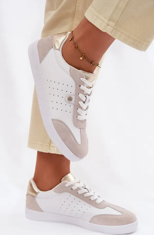 S. BARSKI Дамски маратонки от естествена кожа S. BARSKI