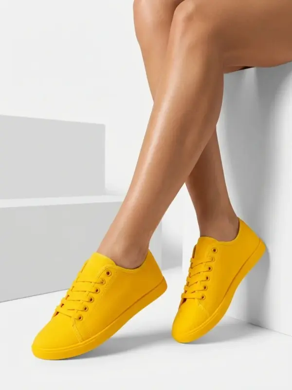 Resti Дамски маратонки Resti Yellow Mood