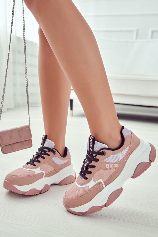 BIG STAR SHOES Дамски маратонки. BIG STAR SHOES Pink