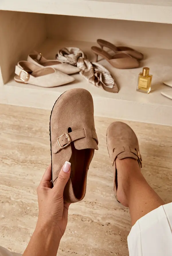 Boto Дамски мокасини Ismora в тъмнобежово