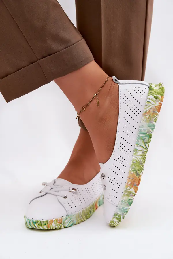 S. BARSKI Дамски мокасини от естествена кожа S.BARKSI