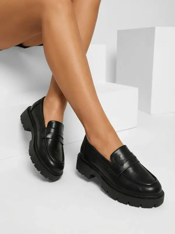 Resti Дамски мокасини с дебели подметки Olifes