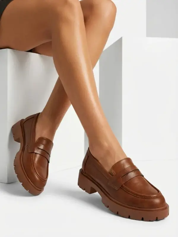 Resti Дамски мокасини с по-висока подметка Olifes