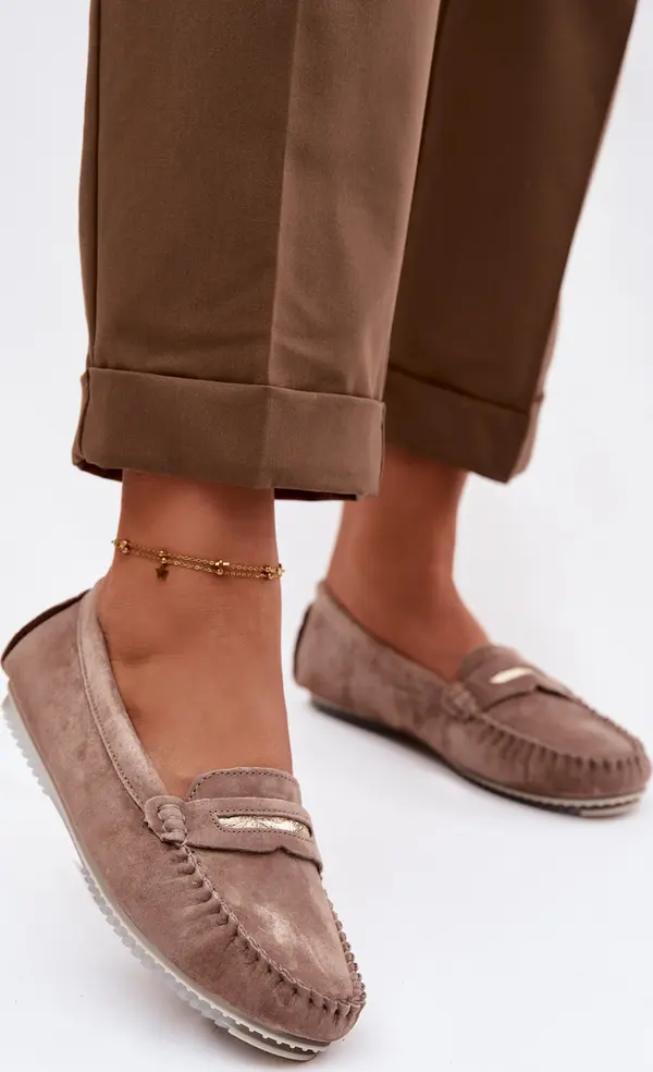 S. BARSKI Дамски мокасини S.Barski от естествен велур